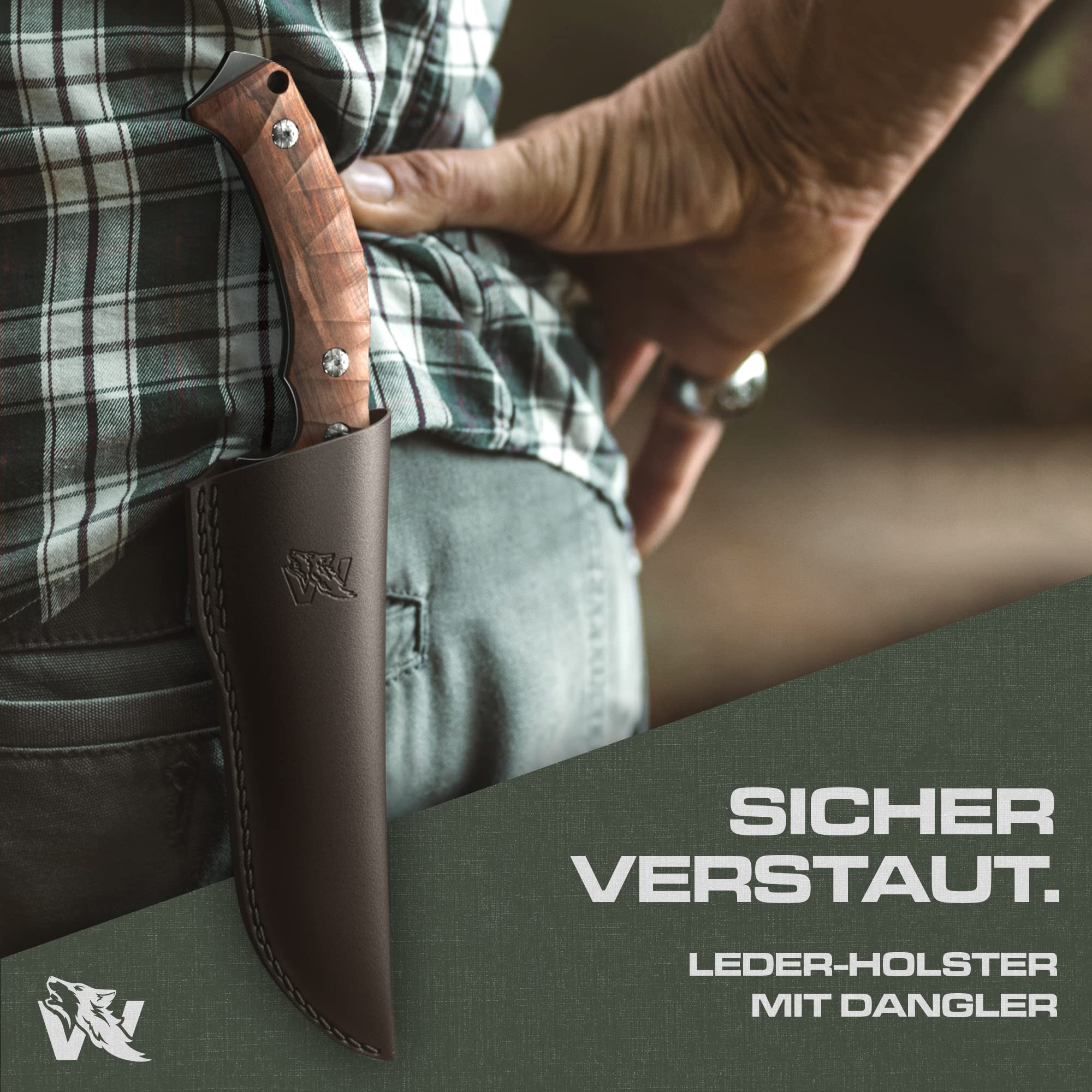 Wolfgangs Outdoor Sheath Knife Made of 440C Steel – Outdoor Knife